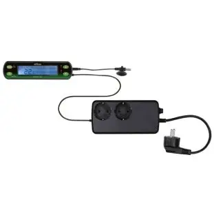 Digital termostat sort - Reptiler